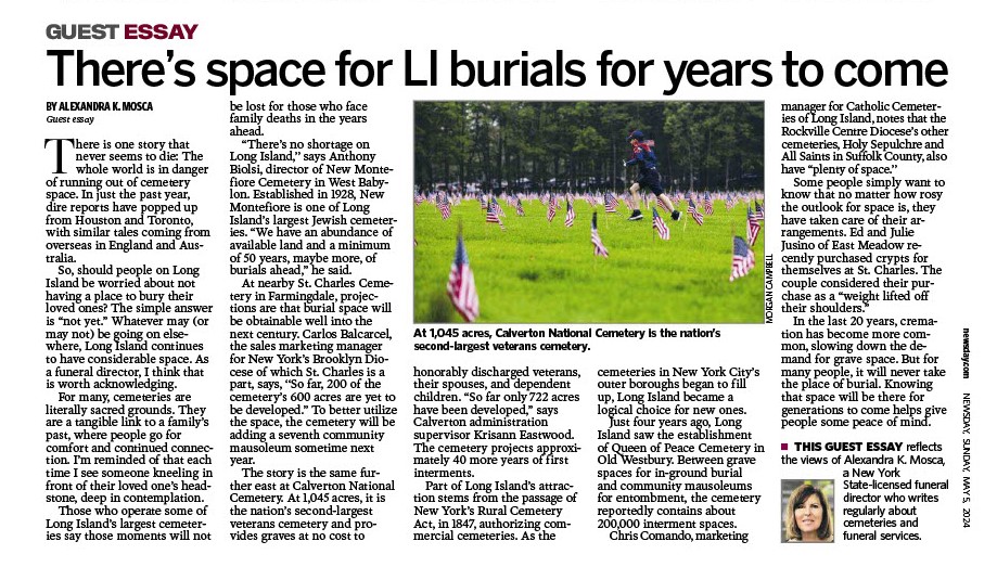 The Myth of Running Out of Cemetery&nbsp;Space